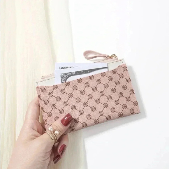 ⚠️Clearance Pink And White Patterned Design Wallet / Cardholder - Picture 5 of 5